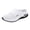 White, variant on EKVAHL Women's Orthopedic Slip On Mules, Mesh Upper Wide Width Diabetic Shoes, Lightweight Platform Workout Daily Walking Shoes Black