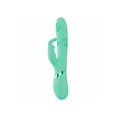thumbnail image 2 of Vive Mimi 10 Function Silicone Rechargeable Triple Motor G-Spot Vibrating and Tapping Rabbit Vibrator, Green, 2 of 4