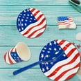 thumbnail image 5 of Yhmxh 24pcs American Flag Independence Day Tableware, 4th of July 6" Spoons for American Memorial Day Decorations, Stars and Stripes Patriotic Party Supplies Red White Blue Desktop Decor, 5 of 6