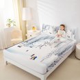 thumbnail image 6 of jejeloiu Skiing Game Twin Sheet Sets,Sport Gamer Bedding For Teens 3pcs, 6 of 7
