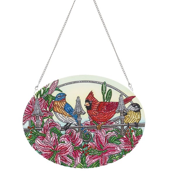 Maytalsory Diamond Art Window Pendants Sign Wonderful Gifts For DIY Enthusiasts Diamond Painting Sign Realistic