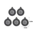 thumbnail image 3 of 5-Pack Shower Drain Hair Catcher | Tub & Sink Drain Cover with Suction Cups | Multi-Color Drain Strainers for Bathroom & Kitchen | Helps Prevent Clogs, 3 of 7