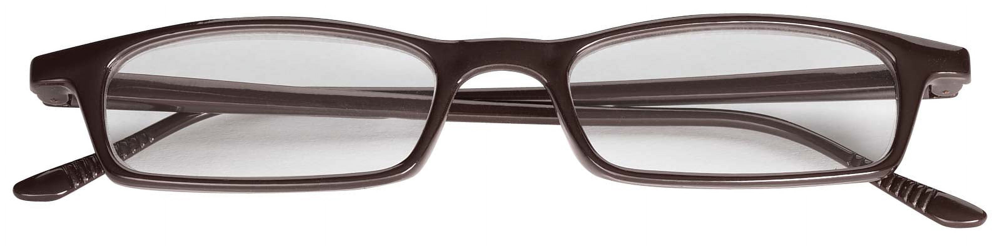 3 Pair Value Pack Reading Glasses, Lightweight Plastic, Multiple Colors, Sleek and Stylish, Unisex- Magnification 2.00X