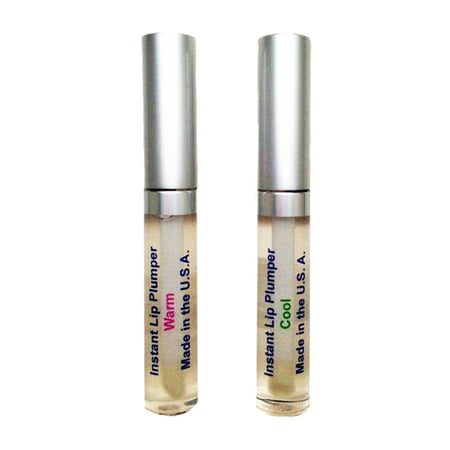 Lip Plumper - Makes Lip Plump, Fuller, and Thicker - Great Needle Free Lip Enhancer That Keeps Lips Moist, Supple and Beautiful - Lip Plumping Set Comes in Two Flavours (Mint And (Best Way To Make Hair Thicker)