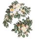 thumbnail image 4 of 2 Piezas Guirnalda Artificial Hecha a Mano Botín de Flores Botín de Flores Artificiales Flor de Arco de Boda Rústica para Decoración de Arte de Ventan , estilo c, 4 of 8