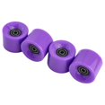 thumbnail image 4 of Ensemble de 4 Entretoises de Roulements Abec-9 pour Roues de Planche à Roulettes Longboard 60X45mm 78A Violet, 4 of 9