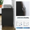 thumbnail image 4 of GALAXHERO 5-Drawer Filing Cabinet, Under Desk File Cabinet for Office, Black Metal Storage Cabinet with Drawers, Home Office Organizer, 4 of 10