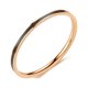 thumbnail image 1 of onlyliua Fin de Temporada Anillo de Acero de Titanio Fino de 1 Mm con Temperamento Versátil, Anillo Sencillo de Moda para Mujer, Anillo de Cola, Joyería, 1 of 2