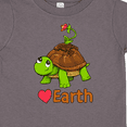 thumbnail image 4 of Inktastic Love Earth Cute Turtle for Earth Day Boys or Girls Toddler T-Shirt, 4 of 5