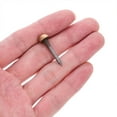 thumbnail image 5 of Raindrops 20pcs Brass Upholstery Tacks For Furniture Brass Thumbtacks Decorative Brass Sofa Tacks For Upholstery Brass Fixing Nails For Furniture Round Head Thumb Tacks, 5 of 8