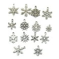 thumbnail image 3 of Paquete de 20 Antiguos Del de Nieve Mezclados de Plata Del Tíbet Colgante para Los Resultados de La Joyería de DIY, 3 of 4