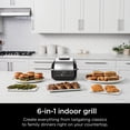 thumbnail image 2 of Parrilla interior Ninja EG201 Foodi 6 en 1 con Air Fry color negro y plateado, 2 of 9