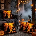 thumbnail image 5 of Pandiboks 18x18in Decorative Pillow Covers Halloween Couch Pillow Covers Multicolor Square Autumn Witch Polyester for Living Room、Dorm Room, 5 of 5