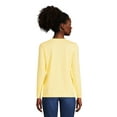 thumbnail image 2 of Lands' End Women's Relaxed Supima Cotton Long Sleeve V-Neck T-Shirt, 2 of 3