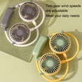 thumbnail image 4 of Soumake Lazy Hanging Neck Fan Usb Rechargeable Portable Personal Fan With 2-Speeds And Adjustable Hose Quiet Wearable Hands Free Fan For Outdoor Indoor Cooling, 4 of 8