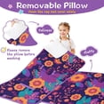 thumbnail image 3 of Pioneer Flower Floral Print Pattern Toddler Nap Mats for Kids Preschool,Sleeping Mat Bag or Kids,Toddler Sleeping Bag,Toddler Nap Mat or Daycare, 3 of 6