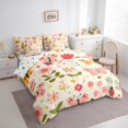thumbnail image 3 of Manfei Chic Butterfly Twin Bedding Sets 7 Pieces for Kids Girls, Groovy Floral Bedding Comforter Set, Cartoon Wildlife Animal Sheet Sets, Lightweight Room Decor, 3 of 8