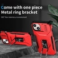 thumbnail image 3 of Funda para GANGXUN iPhone 14 Plus - Soporte metálico, Función magnética, Rojo, 3 of 5
