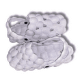thumbnail image 3 of 2025 Slip-On White, Size 5 Bubble Slides with Strap, Trendy Bubble Shoes with Ankle Strap, Bubble Slippers with Back Strap, 3 of 4