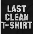 thumbnail image 2 of Last Clean T Shirt Laundry Day Humor Plus Size Crewneck Graphic Tee Shirt Brisco Brands 3X, 2 of 4
