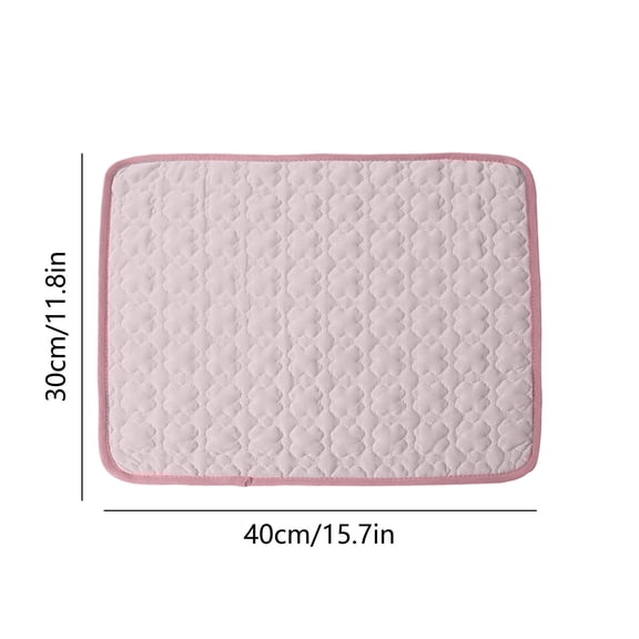 PuSpu Pet Supplies Summer Pet Cool Mat For Dogs Cats Ice Silk Dog Cool Mats Portable Washable Pet Cool Blanket Non Slip And Wear Resistants For Kennel Sofa Bed Floor Pet Mat