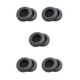 thumbnail image 1 of maskred Coussinets d'Oreille Ronds Style Simple Noir Manche en Maille Fine Remplacement pour Technics RP-DH1200 5Ensemble, 1 of 6