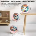 thumbnail image 2 of Analog Alarm Clock for Kids: Telling Time Teaching Clock for Kids, Learning Clock with Colorful Dial, Clock to Teach Kids How to Tell Time, Battery Operated Kids Alarm Clock with Back-Light (Pink), 2 of 8