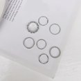 thumbnail image 3 of Yazoeia Knuckle Rings Golden Silver Color Geometric Round Rings Polishing Women Jewelry CJC912-198086, 3 of 6