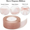 thumbnail image 3 of 1.5 in 50 Yards Organza Gift Ribbon, Organza Sheer Chiffon Handmade Ribbon for Gift Wrapping, Crafting Projects, Wedding Decor, Christmas, 1 Roll, 3 of 6