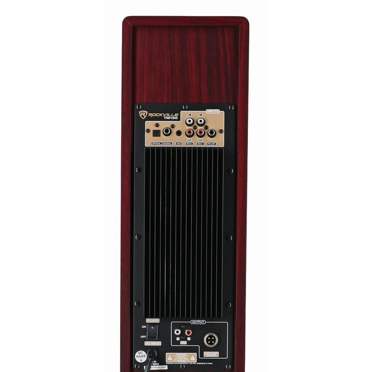 Rockville TM150C Powered Tower Speakers, Bluetooth, USB, 10