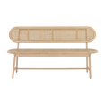 thumbnail image 2 of Brant House 34x63" Moderne Banc de Salon en Bois Rori en Naturel, 2 of 7