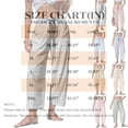 thumbnail image 2 of VV AVEORS Womens Summer Striped Barrel Cropped Pants Comfy Drawstring Capri Pant With Pockets Beach Vacation Lounge Trousers Yellow 2XL, 2 of 7