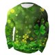 thumbnail image 1 of Camisa de Día de San Patricio Hombres de Manga Larga de Manga Larga Cuello Redondo Tops Casuales para Hombres, Muy Cómodo Y Tejido Elástico Diario Súper Suave, para Fiesta Festival Vacaciones Calle d, 1 of 7