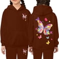 thumbnail image 2 of Kids Hoodie Tracksuit Set Unisex Two Piece Hoodie Sweatshirt With Pants, 2 of 4