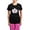 With Pink Pant, variant on CafePress - Im_The_Playful Women's Dark Pajamas - Women's Short Sleeve Print T-Shirt and Pants Dark Cotton Pajama Set