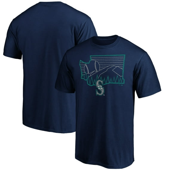 Men's Navy Seattle Mariners Team Adrenaline T-Shirt
