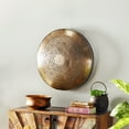 thumbnail image 2 of DecMode Indoor Brass Metal Eclectic Wall Decor, 2 of 13