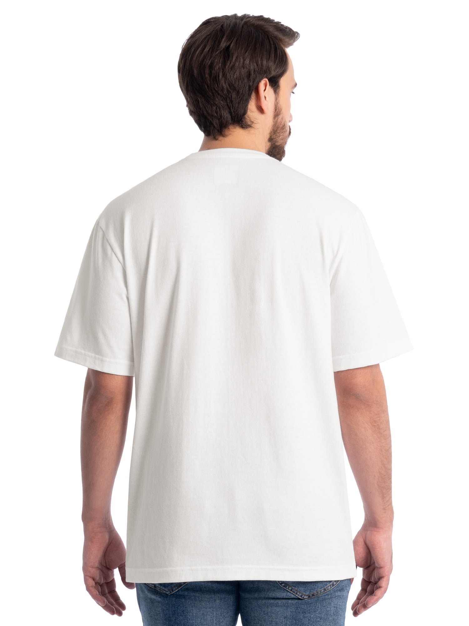 Wrangler Workwear Men's Short Sleeve Pocket T-Shirt, Sizes S-5XL and LT-4XLT (Men's, Big Men's, Tall Men's)