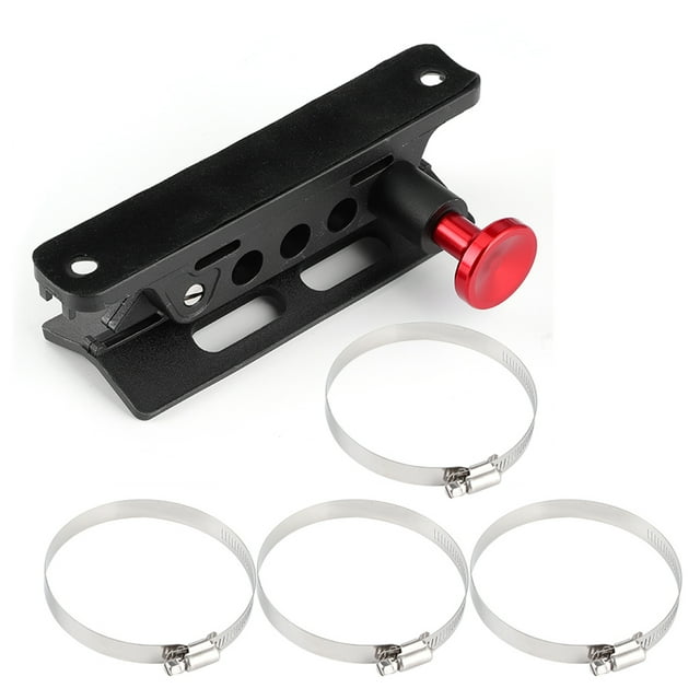 Soporte de montaje para extintor ajustable para Jeep Wrangler Sport/JK/SaharaRed