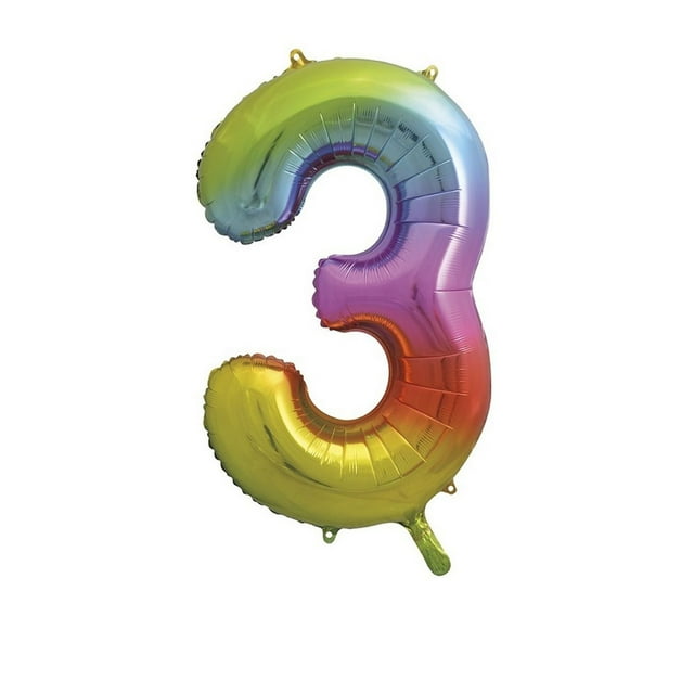Unique Ballon en Feuille à 3 Chiffres pour Fête