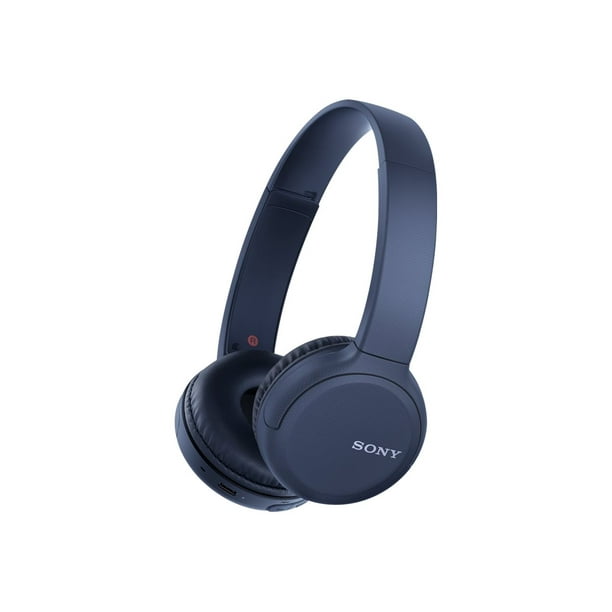 Sony Wh Ch510 Headphones With Mic On Ear Bluetooth Wireless Nfc Blue Walmart Com Walmart Com