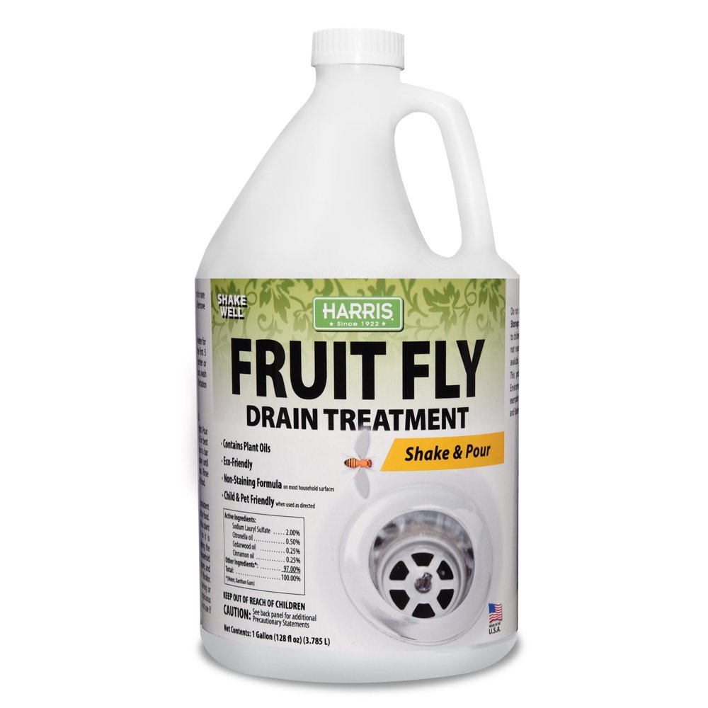Fruit Fly Drain Treatment Gallon Containing EcoFriendly Plant Oils