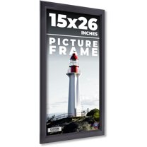 15x26 Frame Black Passaggi Solid Wood Picture Frame Width 1.5 Inches | Interior Depth 0.5 Inches |