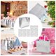 thumbnail image 5 of Bolsas de Compras JINMJMXG 12 Bolsas de Comestibles Reutilizables Brillantes Color Plata, 5 of 5