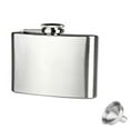 thumbnail image 1 of Wrapped Stainless Steel Flask Screw-cap Sealing Tightly Flask for Bourbon Gin Tequila Shots 5oz, 1 of 3