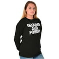 thumbnail image 4 of Ground Pound Muay Thai Fighter Plus Size Long Sleeve Graphic Tee Shirt Brisco Brands 3X, 4 of 5