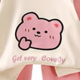 thumbnail image 4 of Dmsael Toddler Boy Girl Outfit Baby Fall Winter Clothes Long Sleeve Sweatshirt Pants Set 3 6 12 18 24 Months 2T 3T 4T 5T Toddler Baby Outfits, 4 of 6
