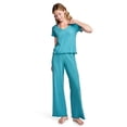 thumbnail image 4 of Jockey Haut à Manches Courtes Texturé Doux et Luxueux pour Femmes, 4 of 5