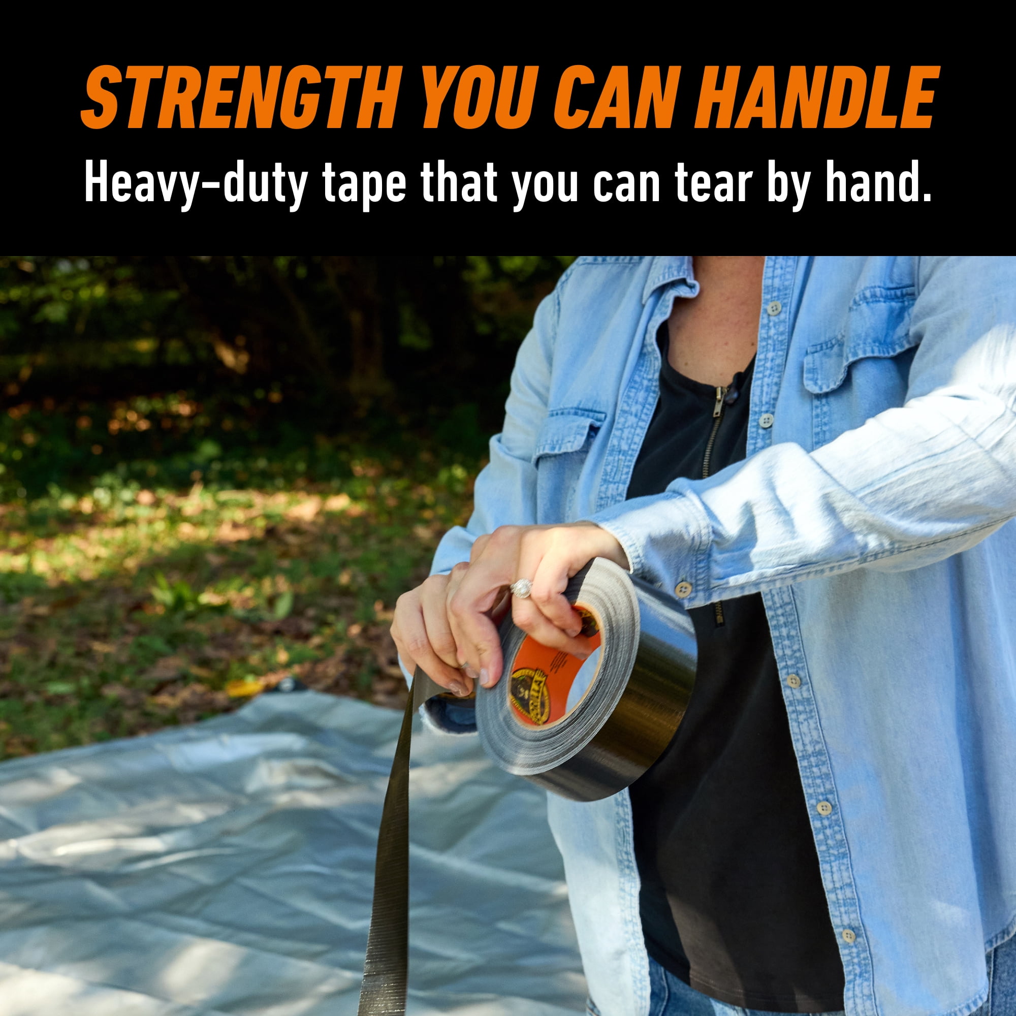 Gorilla 10 Yard Black Duct Tape Single Roll