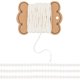 thumbnail image 1 of 10 yardas de cinta trenzada de poliéster blanco de 1/8 de pulgada de ancho, cinta de encaje fino por yarda, cinta trenzada en forma de quilla, cinta decorativa tejida para tapicería, 1 of 9